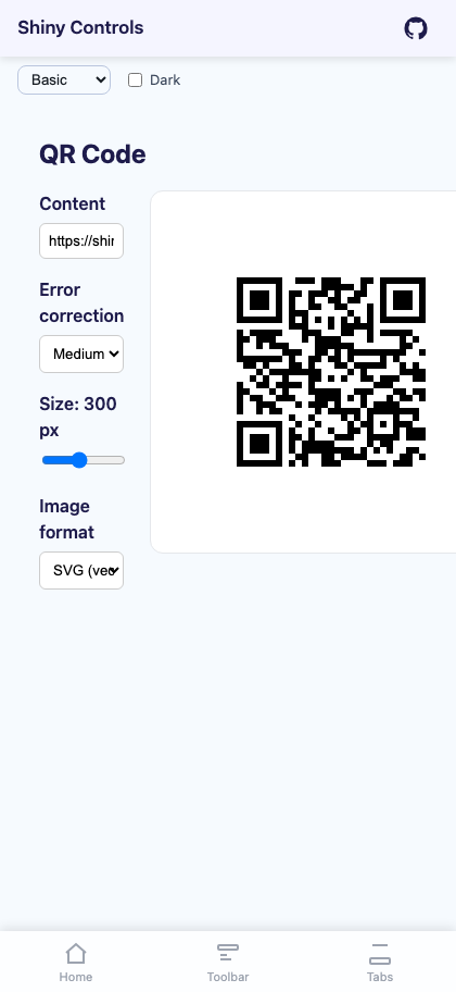 QR code on Blazor