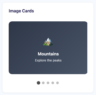Image cards on Blazor