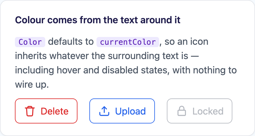 Colour and accent colour on Blazor