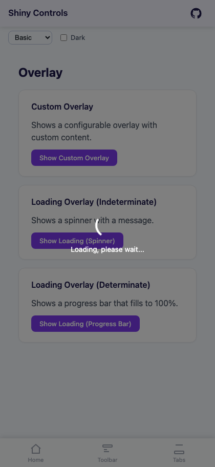 Loading spinner on Blazor