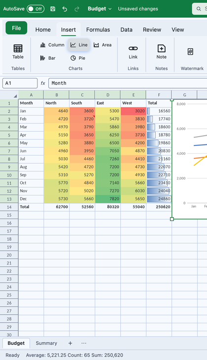 Spreadsheet control